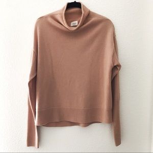 Wilfred Cyprie Turtle-Neck Sweater Rose Pink